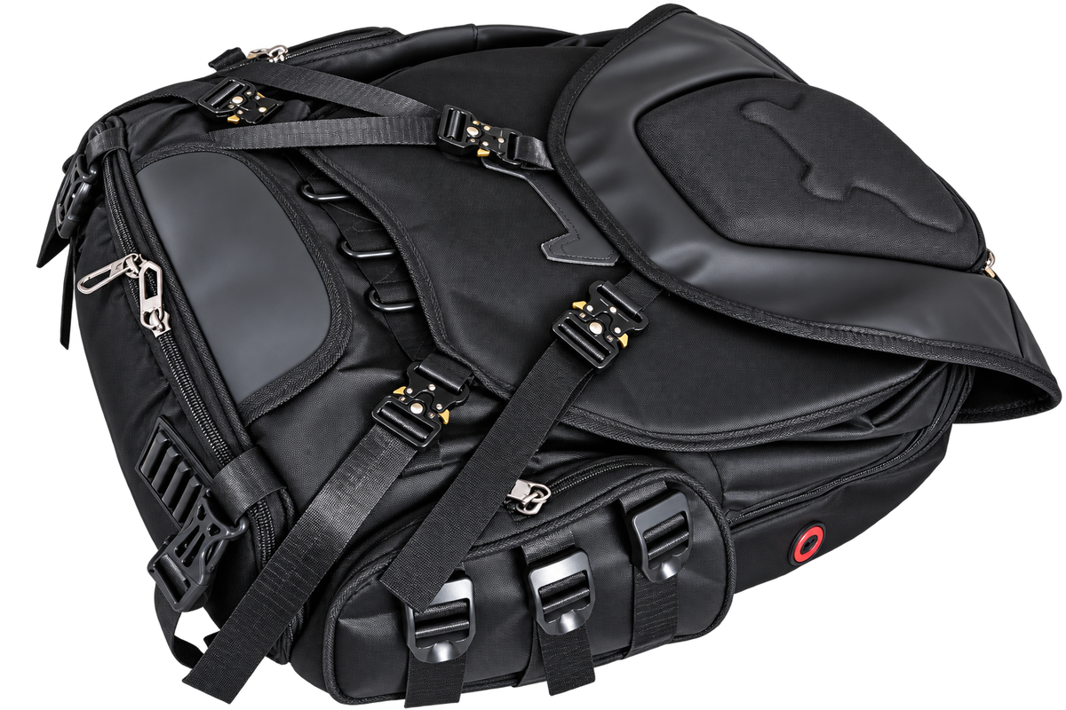 Stealth One black backpack product shot