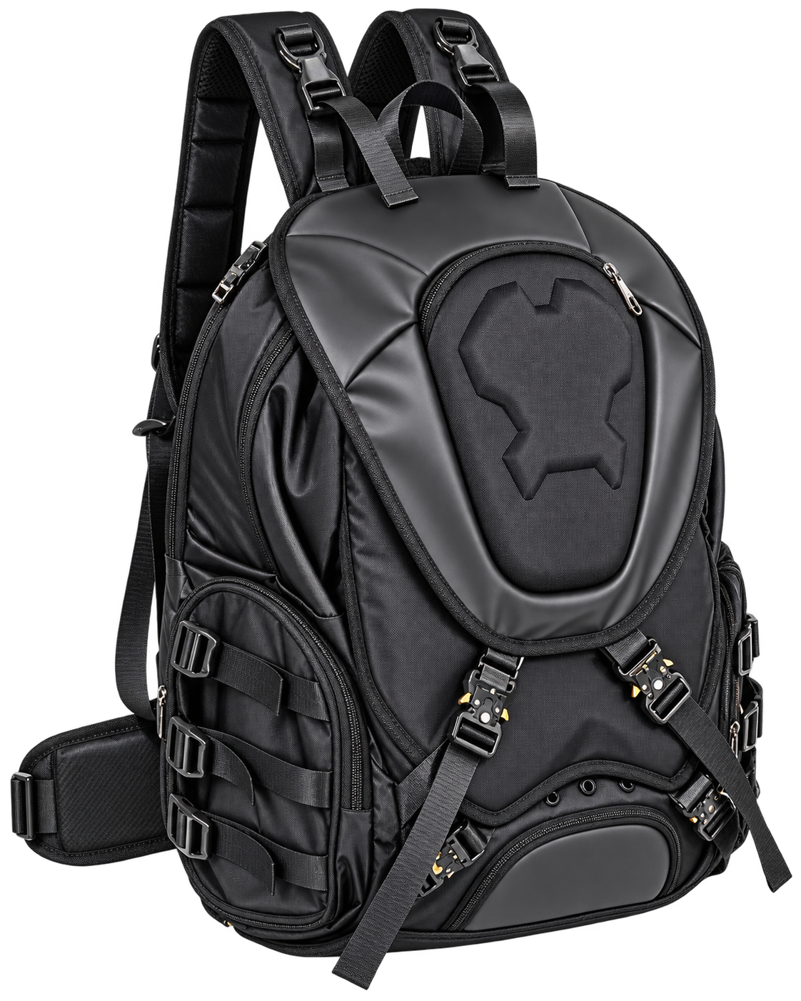Stealth One backpack with sculpted hard-shell front